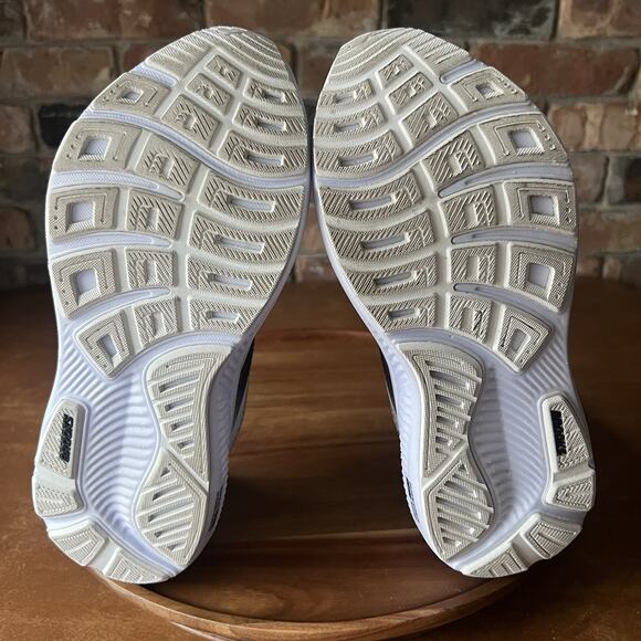 Brooks Ghost 17 Wide White Black Rose Gold Women's 8 Road Running Shoes Sneakers - Picture 6 of 16